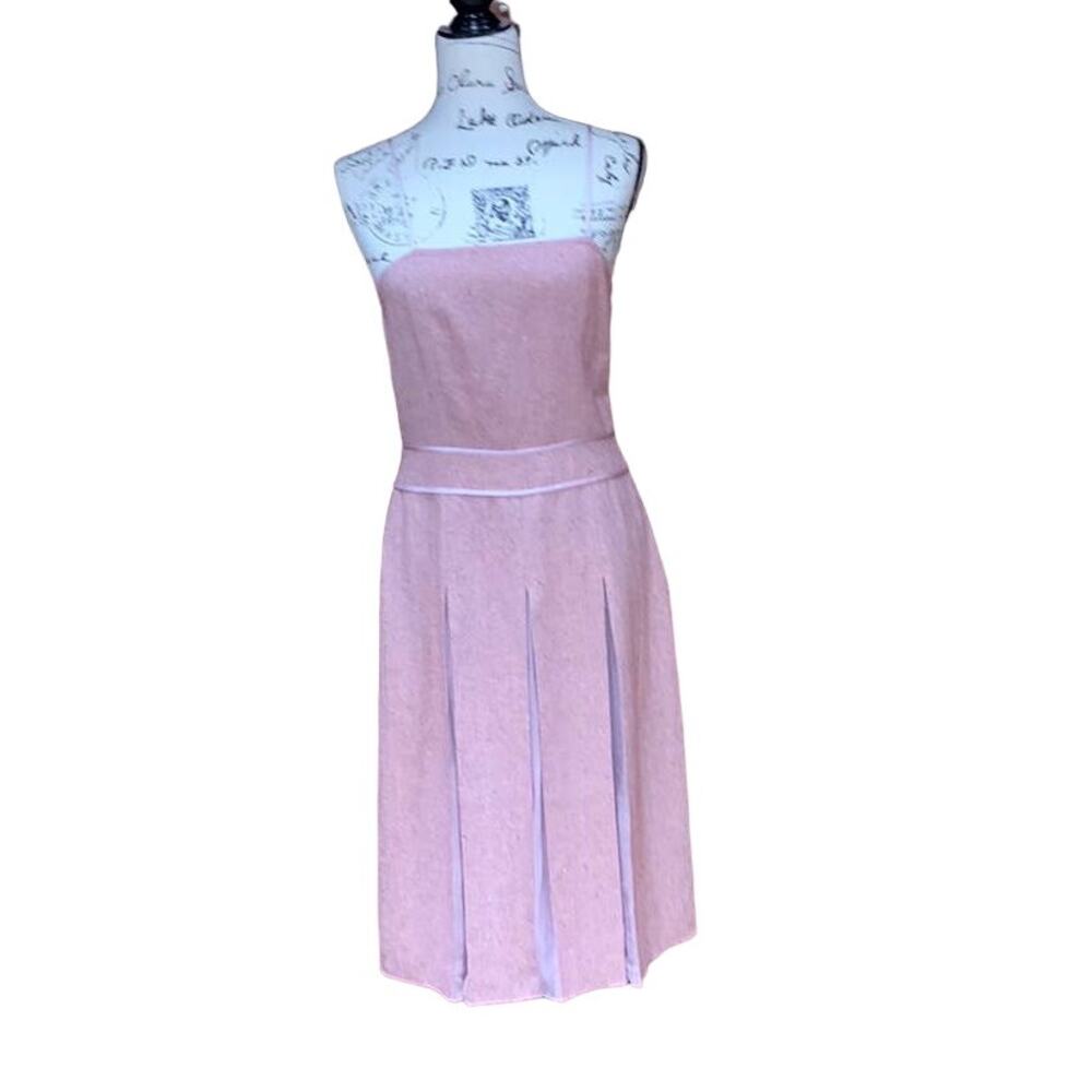 Saja Pleated Spaghetti Strap Dress